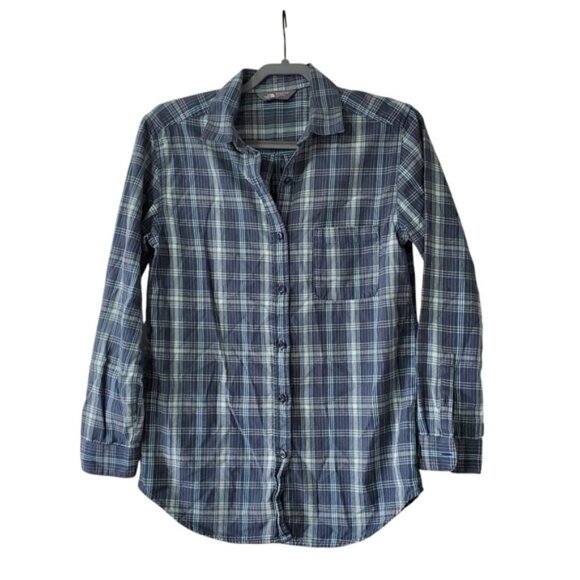 The North Face Berkeley Boyfriend Plaid Button Up Shirt S Hiking Outdoor Cabin - Picture 2 of 9
